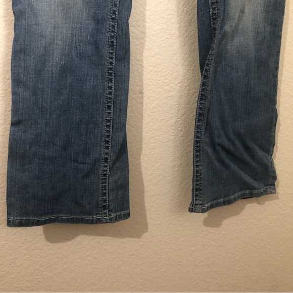 VIGOSS Womens Juniors 5 New York Boot Cut Jeans Light Wash Low Rise - Picture 9 of 14